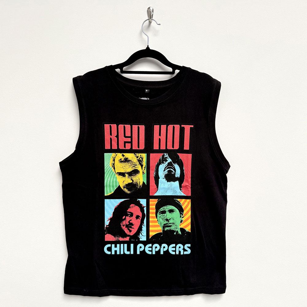Red Hot Chili Peppers - Portrait Photos Tanktop - Zwart